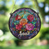 Roses Personalised Stained Glass Effect Suncatcher